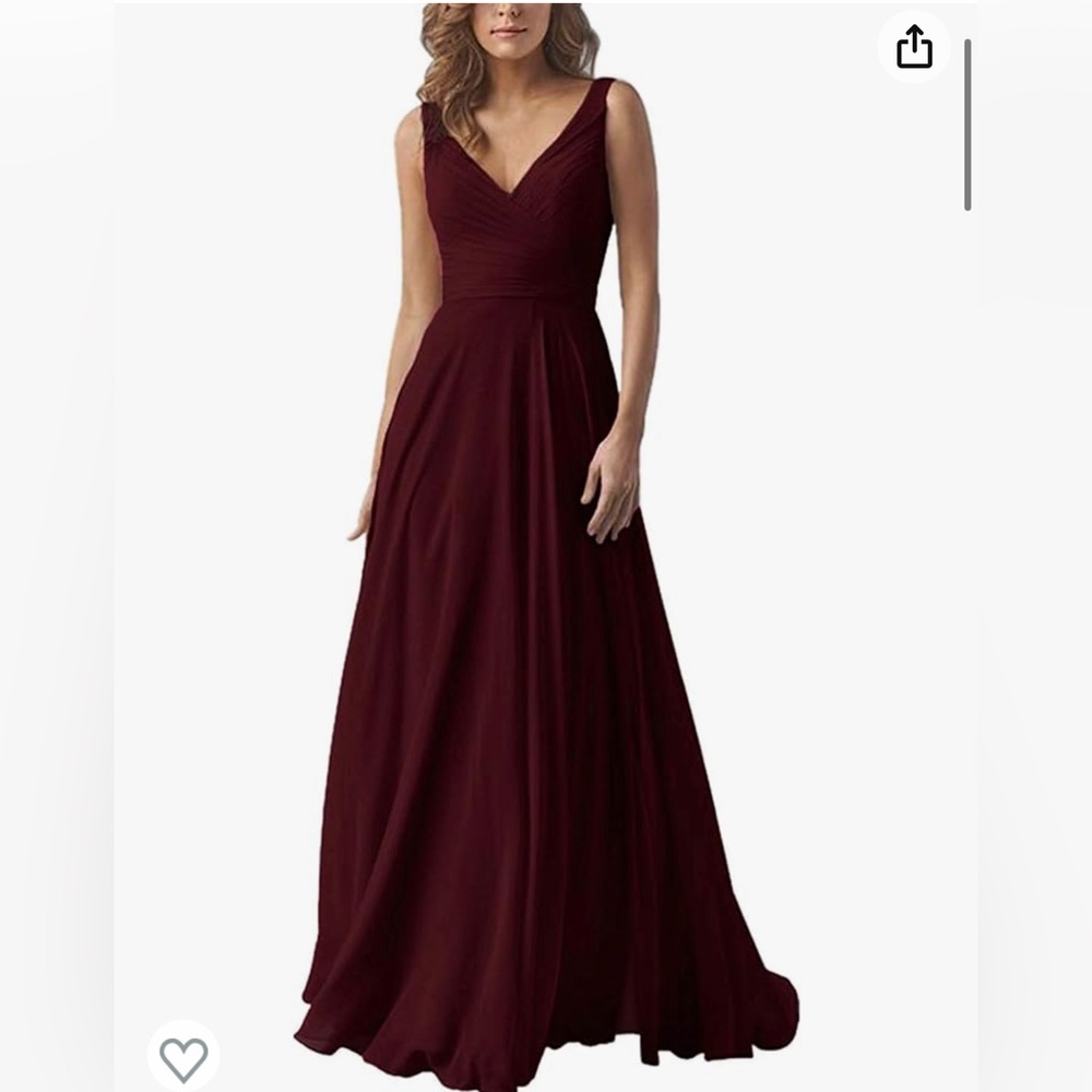 Burgundy Bridesmaid Dress